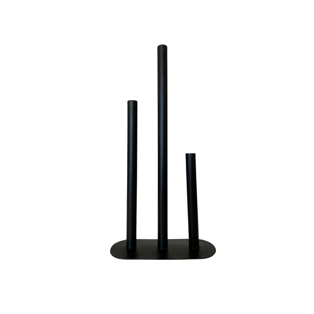 Bud Vases Black Assorted Adelaide Party Hire