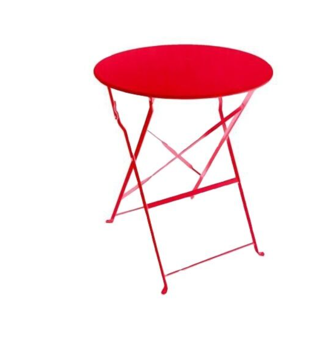 Cafe Bistro Table - Red – Adelaide Party Hire