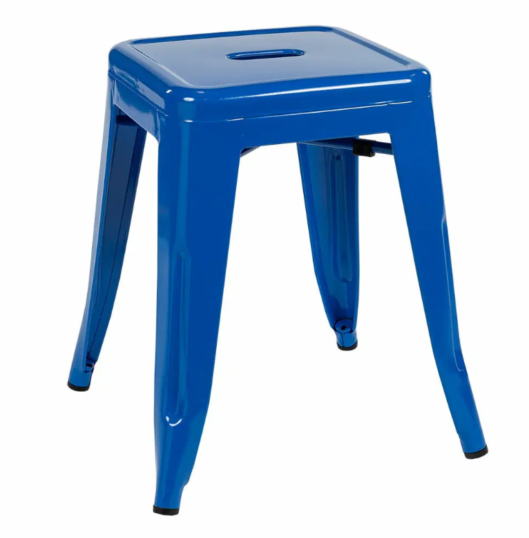 Small Stool - Blue – Adelaide Party Hire