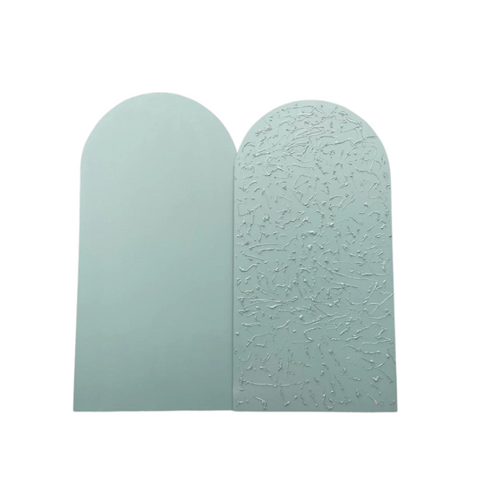 Sage Textured Modern Arch Backdrop Adelaide Party Hire